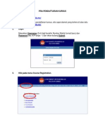 panduan daftar kursus