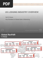 Us Lodging Industry Overview: Vail R. Brown Vice President of Global Sales & Marketing
