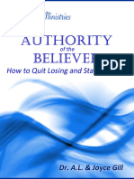 Authority of The Believer - How To Quit Losing and Start Winning