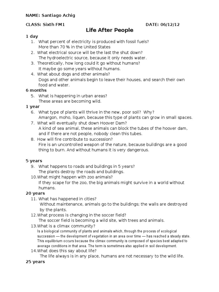Worksheets Ecological Succession Worksheet Answers all grade worksheets ecological succession worksheet answers life after people ecology nature