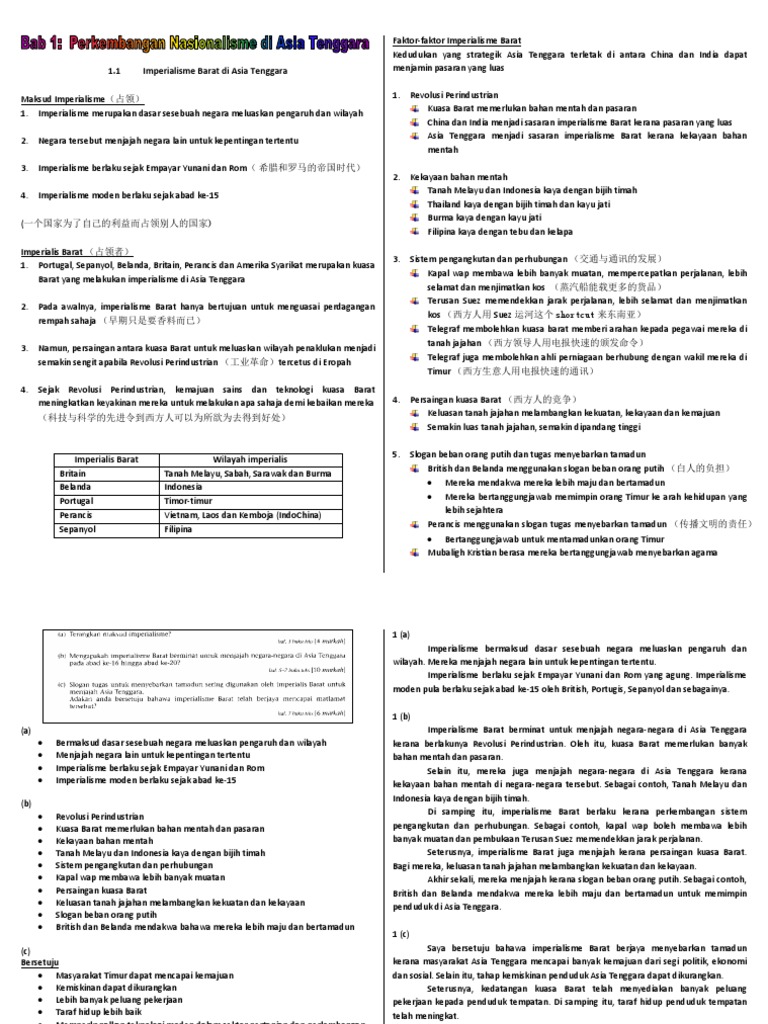 Nota Sejarah Tingkatan 5 Bab 1 Pdf