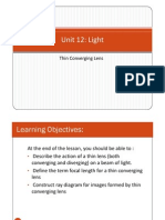 Unit 12 - Light IV - Lens Power Point