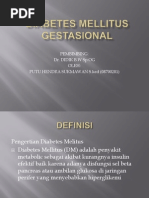 Download DIABETES MELLITUS GESTASIONALppt by Widya Astri Lintera SN168763608 doc pdf