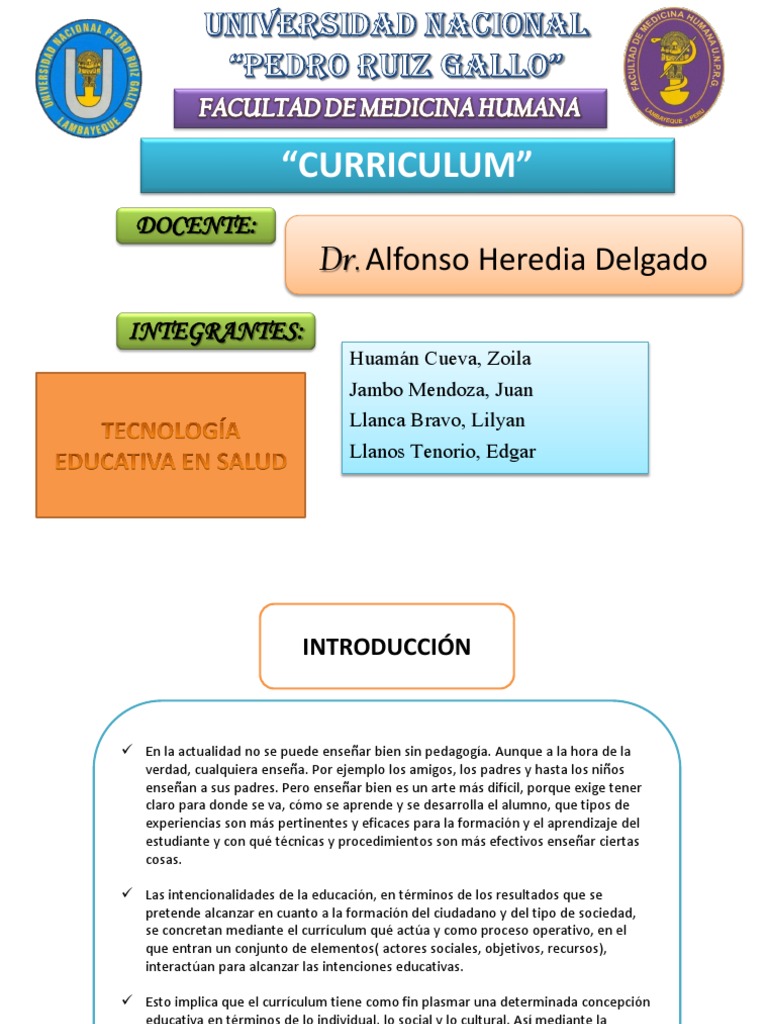 Importancia del Currículum Educativo | PDF | Plan de estudios | Compartir
