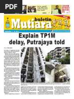 Buletin Mutiara - English Version - Sept #1 Issue