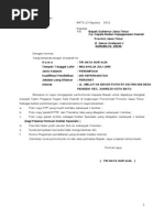 Contoh surat permohonan