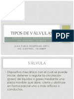 Tipos de Válvulas