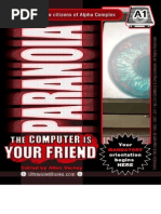 Paranoia RPG: Perfect Edition Guide | PDF | Role Playing | Adventure Games