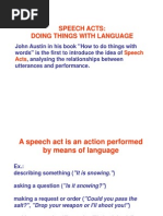 Speech Acts