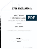 Réső Ensel Sándor - A Helynevek Magyarázója 1-2 Kötet, 1861.