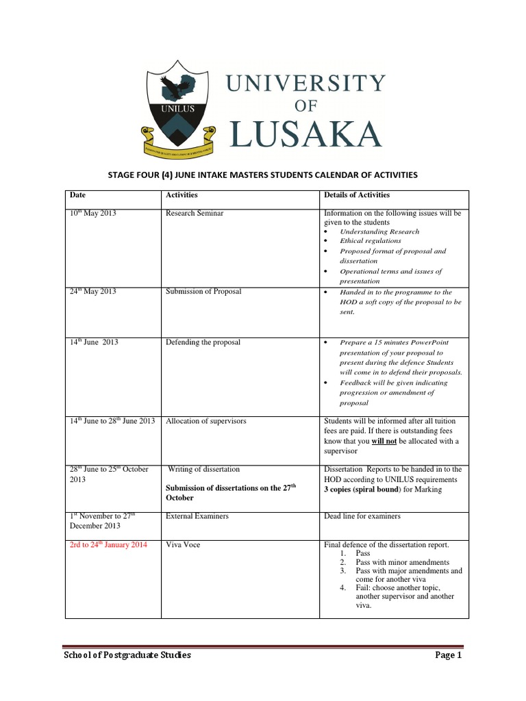 Calender For June To January 2013 | PDF | Thesis | Postgraduate Education