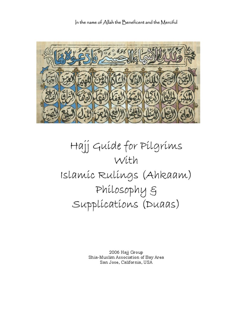 Hajj Guide For Pilgrims | PDF | Hajj | Mecca