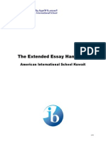 Extended Essay Handbook AIS