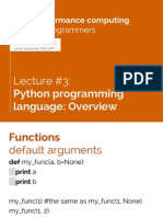Lecture#3: Introductory Python