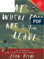 Download Stay Where You Are and Then Leave by John Boyne by RandomHouse ChildrensPublishers SN168822829 doc pdf