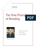 9 Principles of Branding
