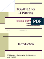 TOGAF for IT Planning