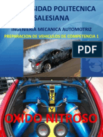 Óxido nitroso en automovilismo