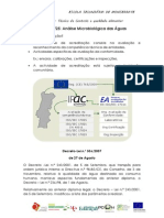 Análise, Critérios e Normas Da Qualidade Da Água