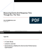 Klein - Measuring End-To-End Response Time Through ALL The Tiers