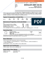 Bohler DMV 83-IG - GMAW PDF