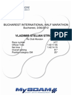 2012 Bucharest Halfmarathon