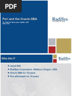 Perl and The Oracle DBA