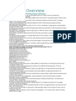 Industry Overview: Section B: Food Processing Industry