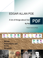 Edgar Allan Poe: A Lot of Things About His Life