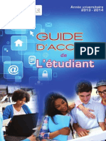 Guide D'accueil de L'étudiant 2013-2014