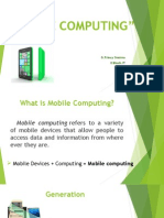MOBILE COMPUTING DEVICES AND APPLICATIONS
