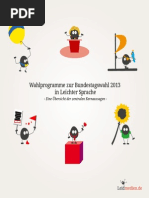 Download Wahlprogramme  zur Bundestagswahl 2013 in Leichter Sprache by Andi Weiland SN168867436 doc pdf