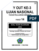 131791210 Soal UN TryOut Ujian Nasional SMK Teori Kejuruan TKJ B