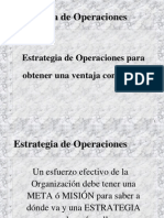 Estrategia de Operaciones