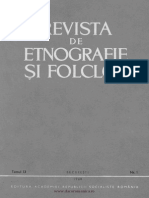 Revista de Etnografie Si Folclor