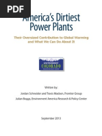 America's Dirtiest Power Plants Report