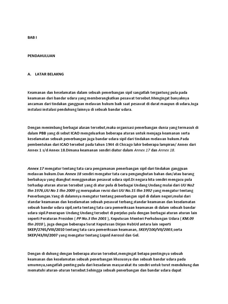 Makalah Keselamtan Penerbangan