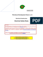 (Pdo Oman) Electrical Safety Specs.