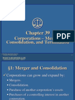 Corporations - Merger, Consolidation, and Termination