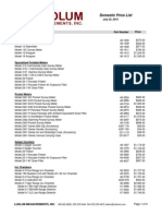 LMI Price List PDF