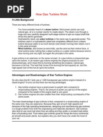 How Gas Turbine Work