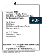 Analysis of Shuttle Reliability