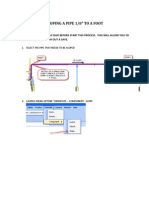 How to Slope a Pipe in PDMS