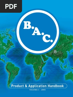 BAC Product & Application Handbook Vol 1 - 2005 | PDF | Mechanical Fan