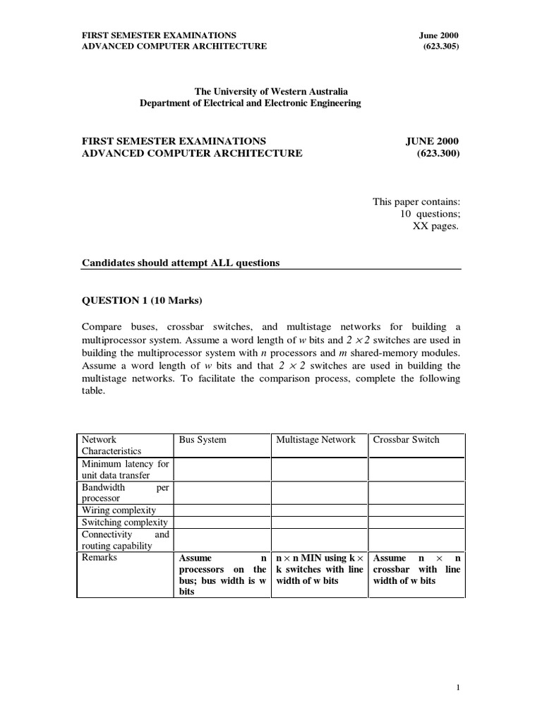 Advanced Computer Exam Guide | PDF | Teaching Methods & Materials ...