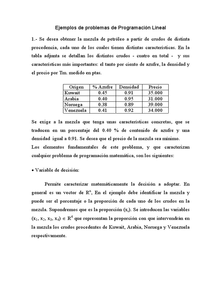Modelos de PL | PDF