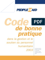 Code of Good Practice French