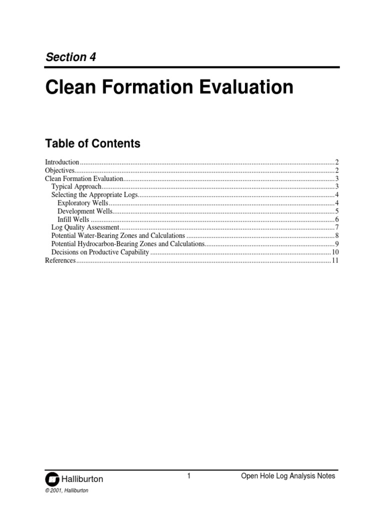 Clean Formation Evaluation | PDF | Science | Geology