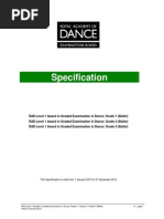 Royal Academy of Dance Syllabi PDF