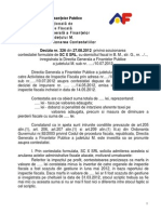 Decizia Nr. 326-2012 Control Finante Privind Marfuri Degradate